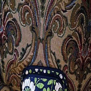 Vera Bradley Blue and Green Floral Wallet